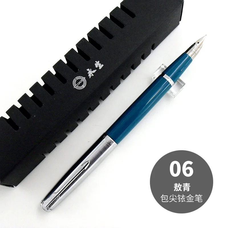 blue Wing Sung 601a 0,5 мм тонкий наконечник вакуумная авторучка металл+ ABS Корпус серебряный колпачок - Цвет: blue