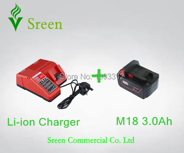 3000 мАч 18 В аккумуляторная литий-ионный Мощность инструмент Комплекты батарей с