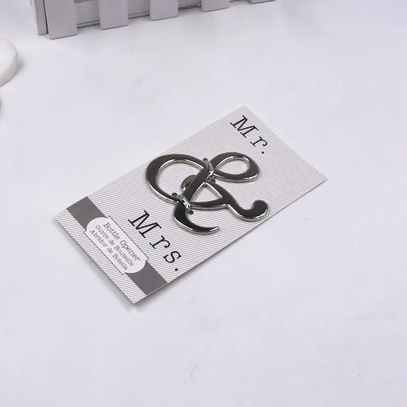 Mr. and Mrs. открывалка для бутылок в форме амперсанда используется вечерние Ринок