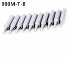 Сварочные наконечники для паяльника, 10 шт., наконечник паяльника 900M-T-B для паяльной станции Hakko, инструмент для переделки, бесплатная доставка