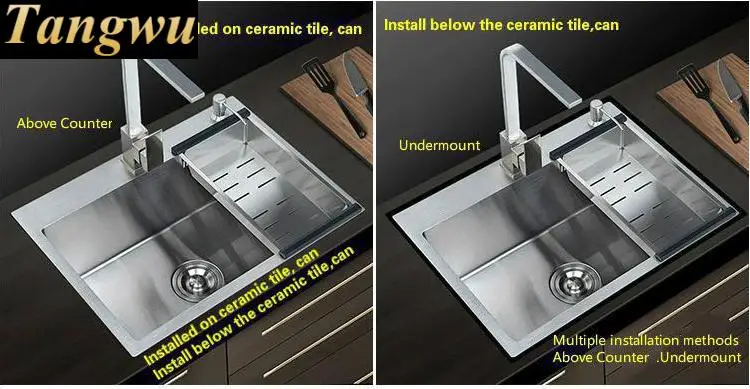 Бесплатная доставка кухонная раковина Мини Горячая продажа Прочный 304