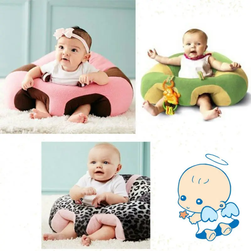 

Lovely Colorful Baby Learn Sitting Plush Chair Toy Stuffed Safe Chair Toy