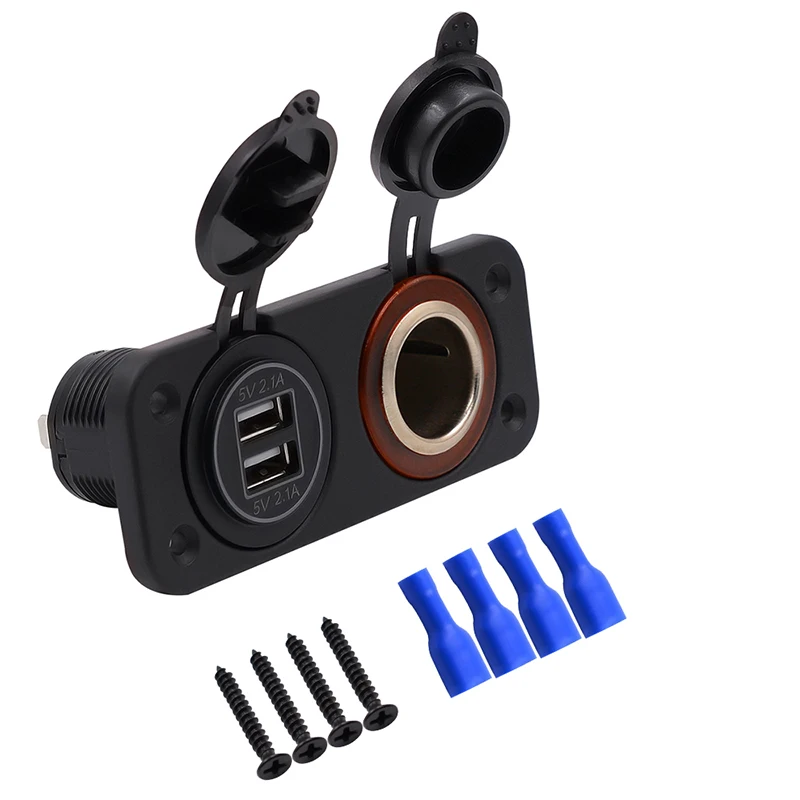 WUPP 5V 2.1A USB Автомобильное зарядное устройство разветвитель гнезда прикуривателя
