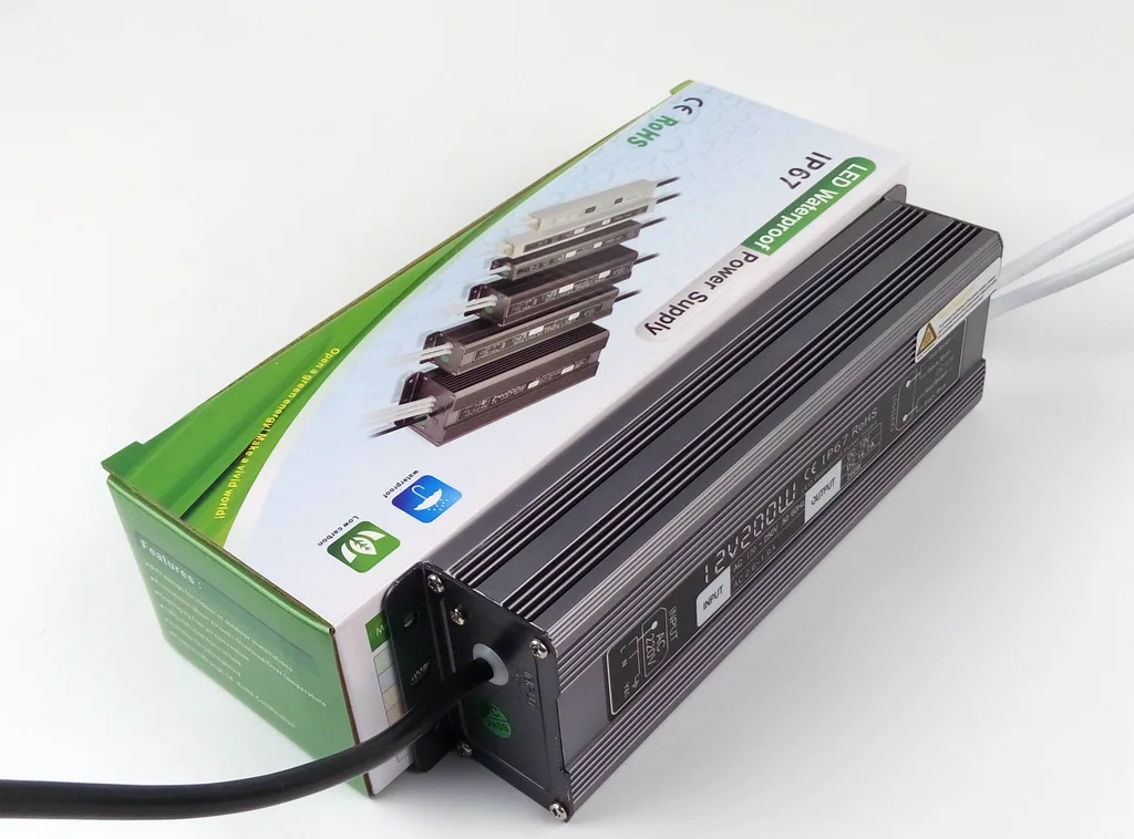 12 В 200 Вт Водонепроницаемый светодиодный импульсный источник питания