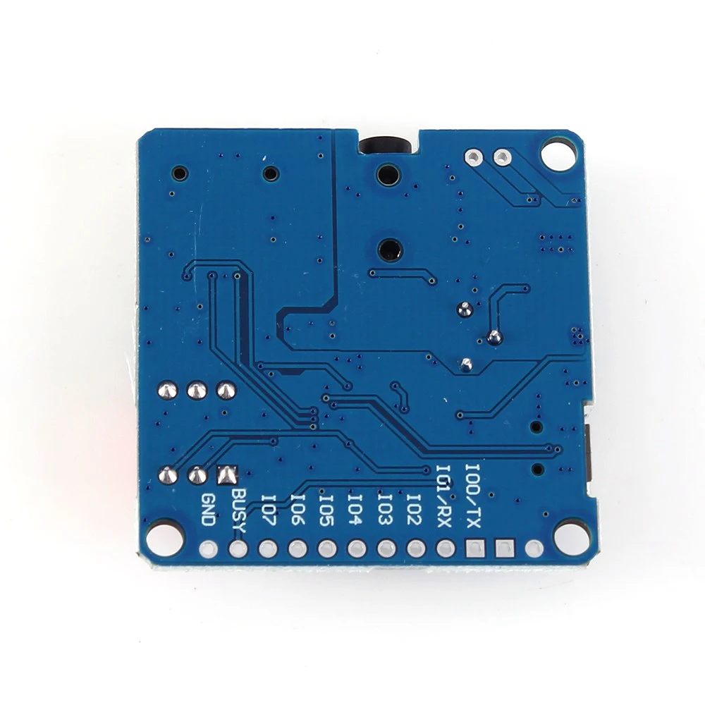 Для Arduino 5 Вт модуль усилителя воспроизведения голоса MP3 музыкальный плеер SD/TF карта интегрированная UART I/O триггер Класс D