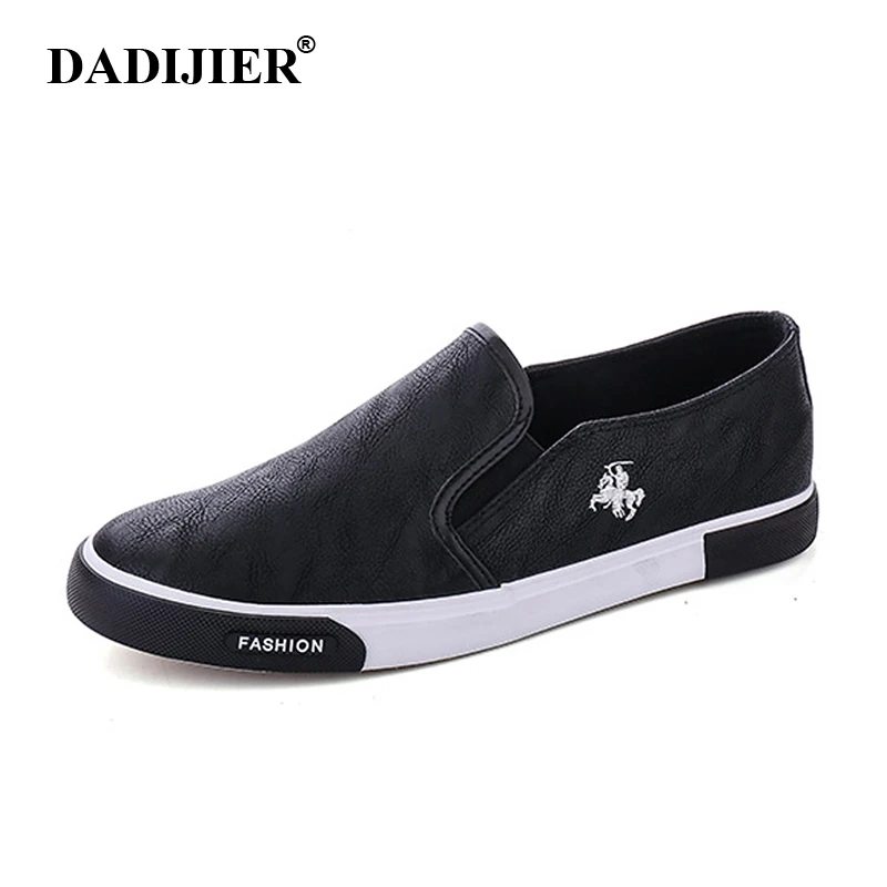 Мужские кожаные туфли DADIJIER лоферы без шнуровки высокого качества для вождения JH83