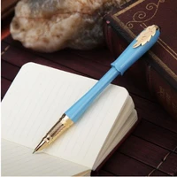 high quality fountain pen luxury pimio iraurita nib golden ink pens financial 0 38mm ef nib gift box