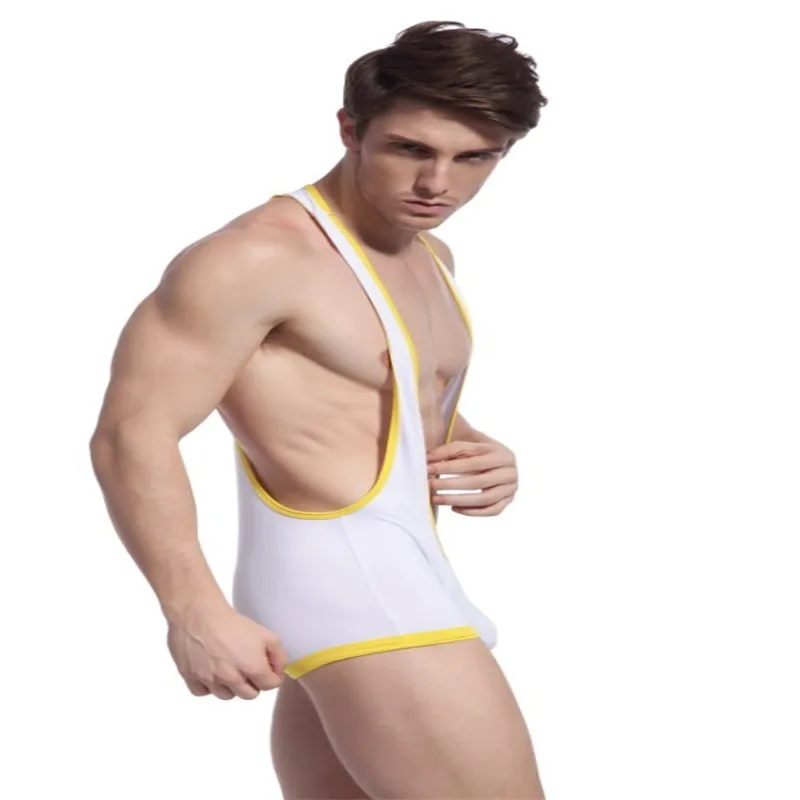 2015 новое поступление мужские подтяжки борцовское трико нижнее белье сексуальное