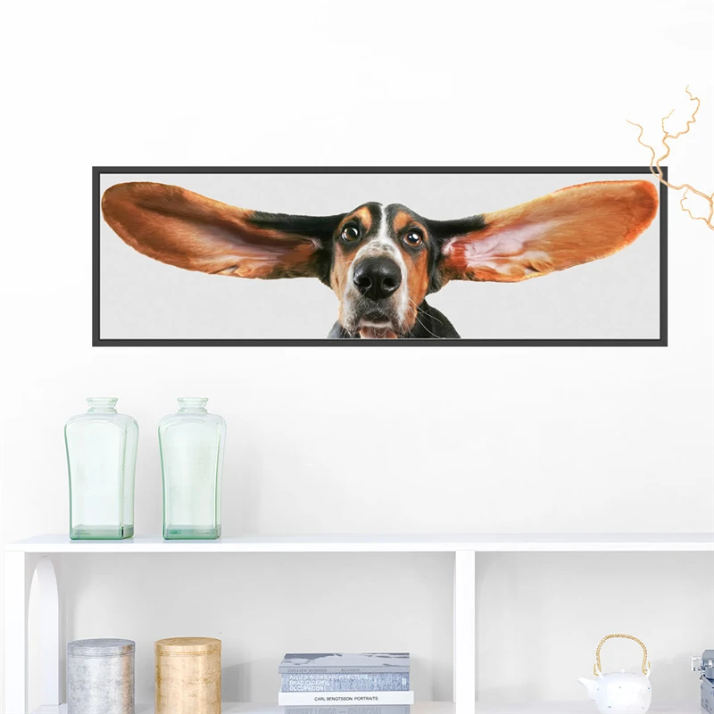 Vivid dogs Животные 30*90 см настенные наклейки домашний декор гостиная спальня