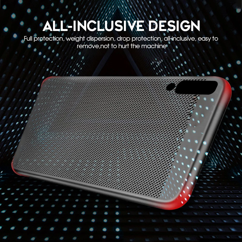 Ultra Slim Protective Case For Samsung Galaxy Note 10 Pro A70 A60 A50 A40S A20E A30 M20 S10 Plus Hollow Heat Dissipation Cover |