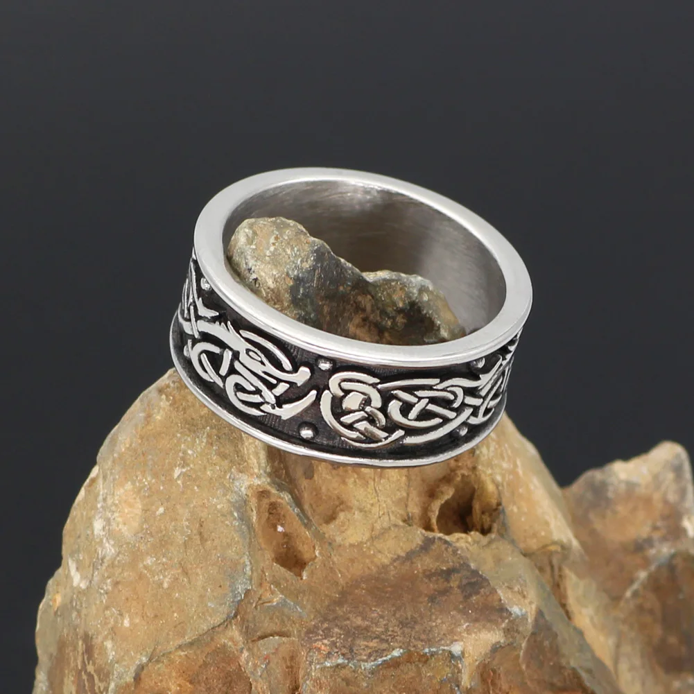 Скандинавский Викинг amulet drgon dreki скандинавский Jormungand подвесные кольца из