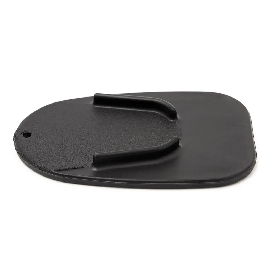 Черный мотоцикл велосипед пластик Kickstand Сторона Kick Pad пластина база для Yamaha Honda