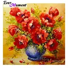 Алмазная 5D Вышивка Ever Instant DIY, красная фотоалмазная мозаика, полные квадратные сверла, художественное оформление для дома, ASF1139