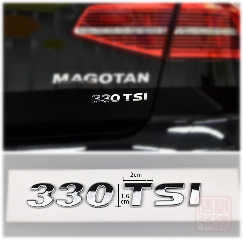 230 280 330 380 TSI 1,6 г т и надписью автомобильной фирмы эмблема грузовика логотип Стикеры V6 решётки для VW Magotan Sagitar CC PHAETON Teramont