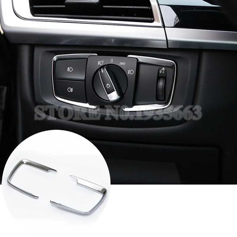 Крышка кнопки переключателя внутренней фары ABS для BMW X5 F15 2014 2018 X6 F16 2015 2 шт.