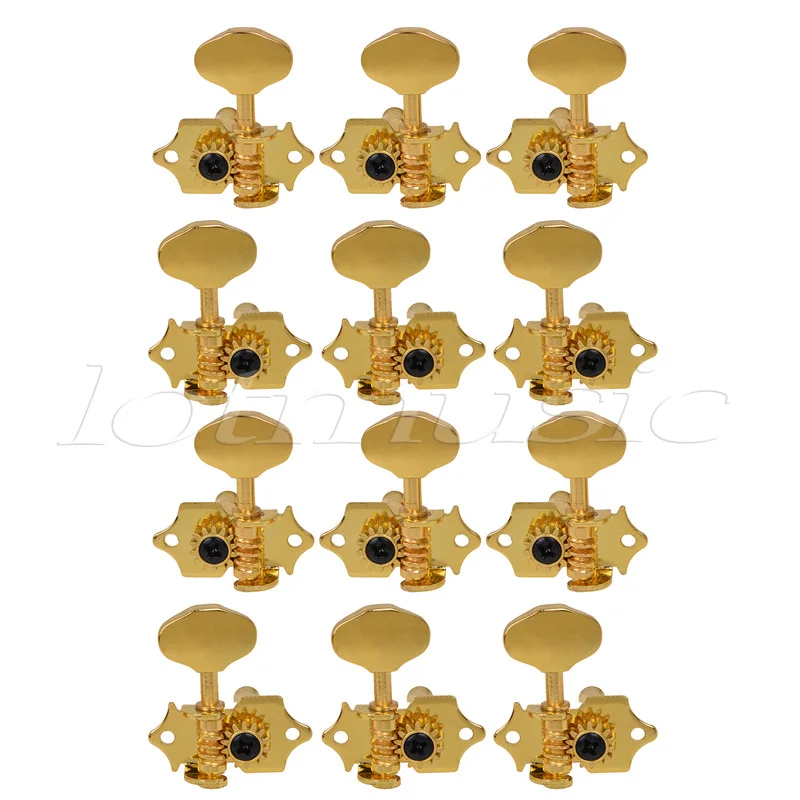 2Set Gold Guitar Tuning Peg Tuners Machine Head For sta-tite Replacement