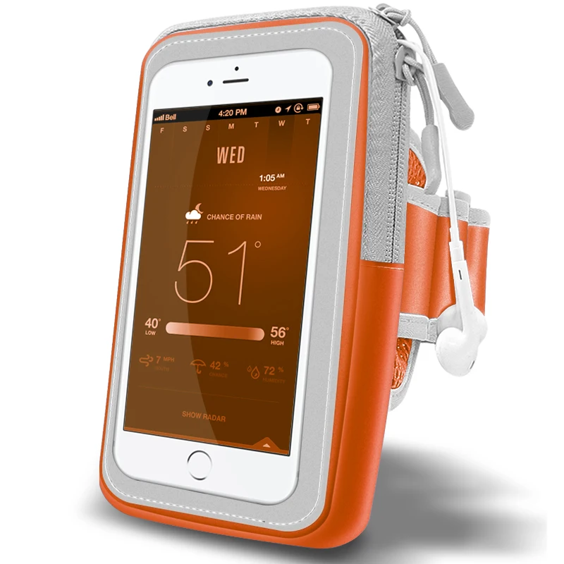LYBALL спортивная сумка для iPhone 6 7 8 Plus с сенсорным экраном водонепроницаемый чехол