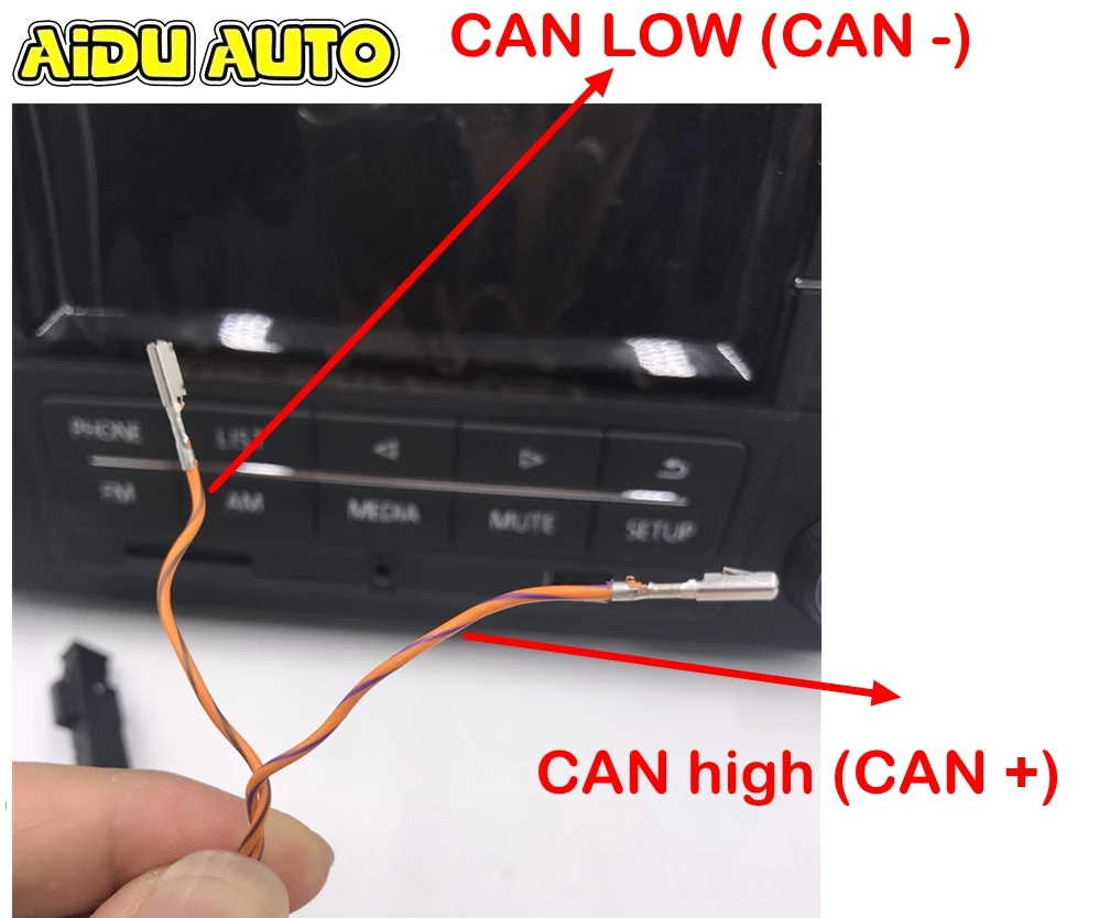 AIDUAUTO подходит для Golf 5 6 Jetta Mk5 MK6 Passat B6 CC B7 RCN210 Plus Bluetooth MP3 USB плеер CD MP3 радио