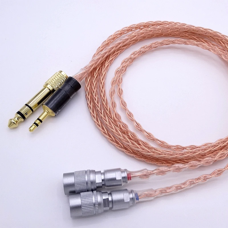 8 ядер 1 м Улучшенная гарнитура для наушников PCOCC медный кабель Замена провода Mr