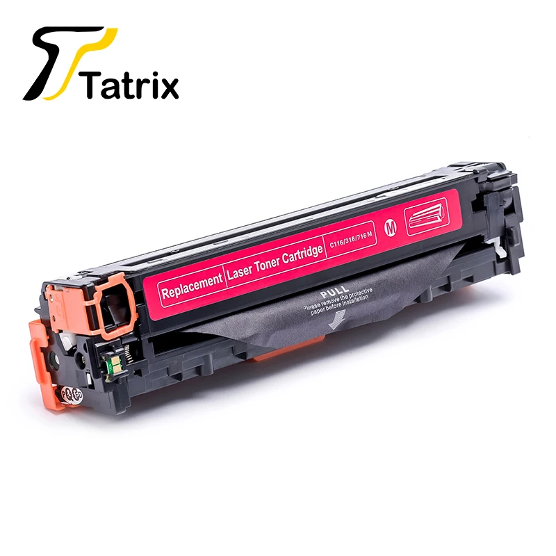 Tatrix 1 шт. для CRG116 CRG316 CRG716 совместимый тонер картридж HP Color LaserJet CM1300MFP CM1312MFP Canon LBP5050