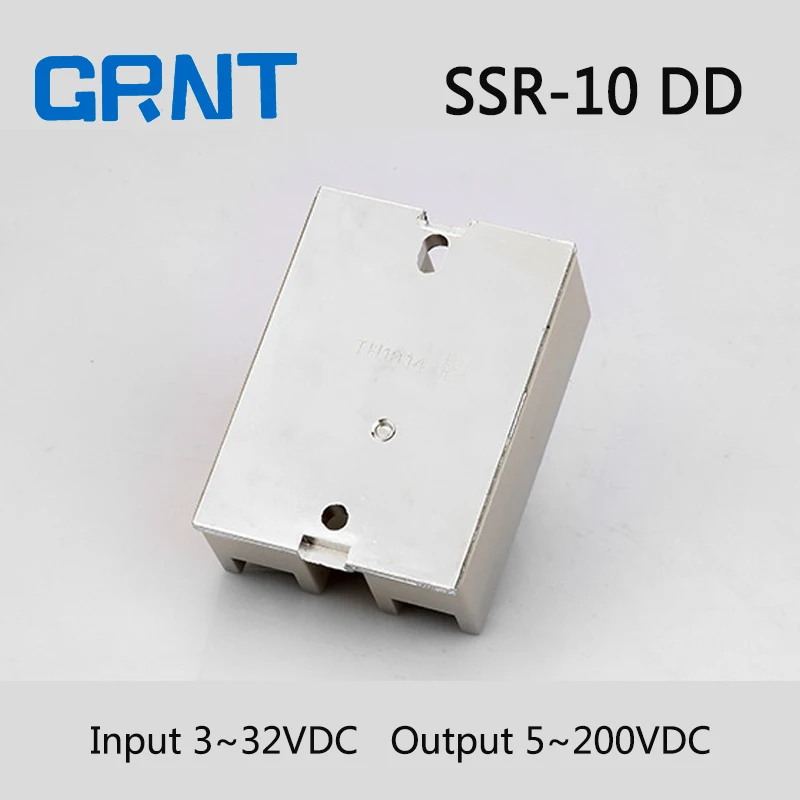 SSR-10DD Однофазное твердотельное реле постоянного тока в SSR вход 3 ~ 32 В выход 5 200 |