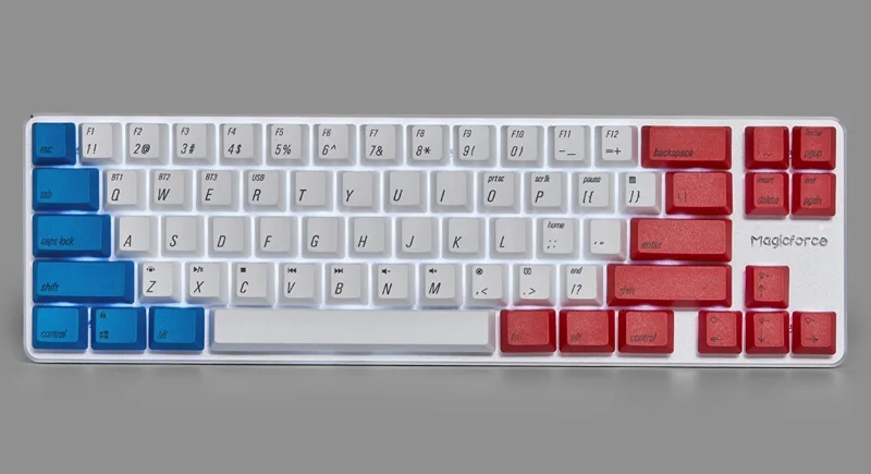 Magicforce Smart 2 Bluetooth 4,0 Беспроводная/USB Проводная Двухрежимная 68 клавишная механическая клавиатура PBT Keycap подключение нескольких устройств