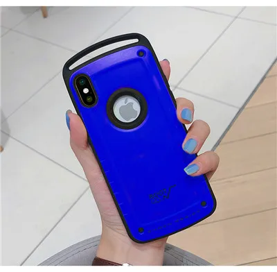 blue Wortel CO для iPhone X iPhone XS Max чехол противоударный чехол для iPhone XR iPhone 7 8 Plus противоударный задний защитные кейсы-оболочки - Цвет: blue