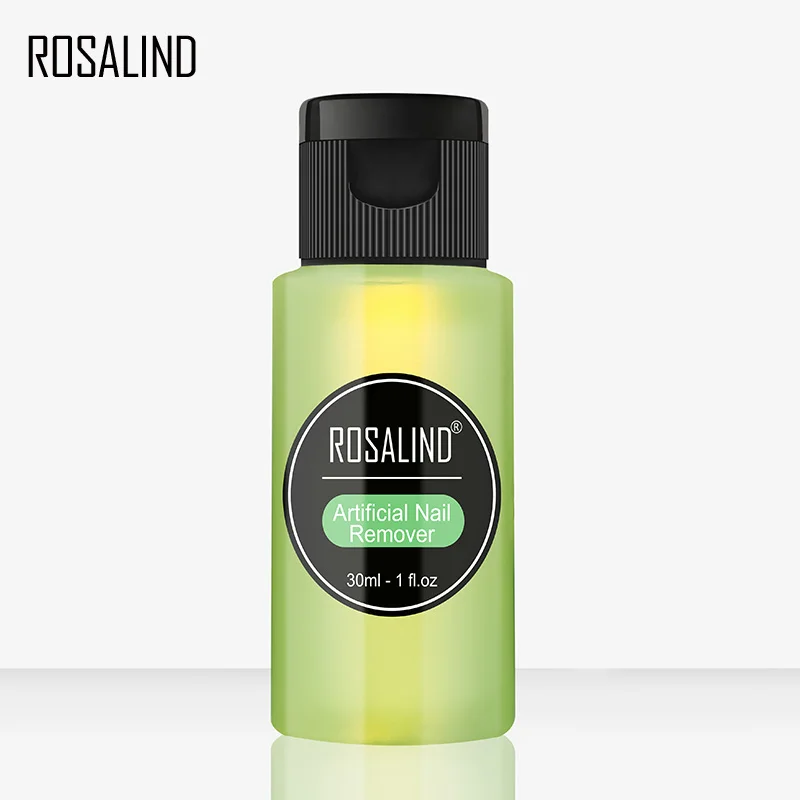 ROSALIND отмачиваемый Гель лак для удаления ногтей Очиститель безворсовые салфетки