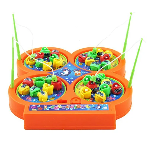random 1 colorA Игрушка для рыбалки, детская игра, Электрический вращающийся магнитный магнит, игрушка для рыбы, детские развивающие игрушки для детей - Color: random 1 colorA
