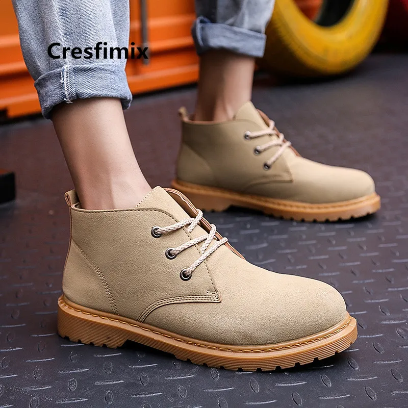 Cresfimix Chaussures Masculines/мужские модные коричневые туфли высокого качества на шнуровке