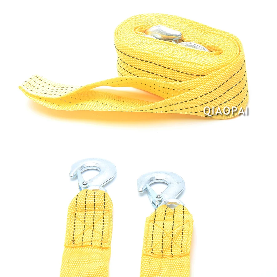 Универсальная 4 м 3 тонная Автомобильная синтетическая буксировочная веревка