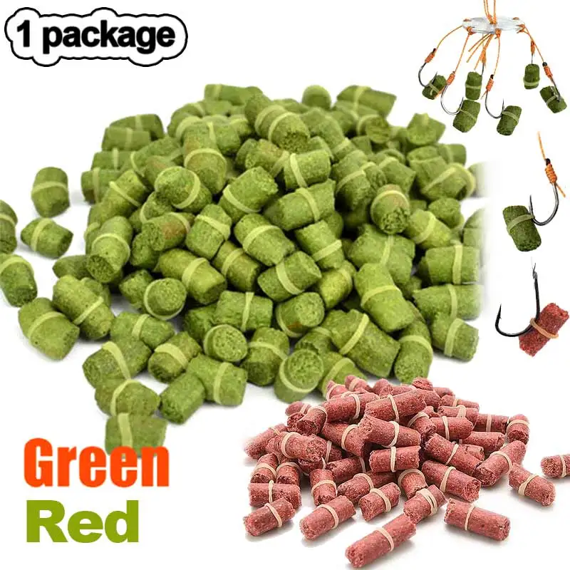 

Hot Selling 1 Bag Fishing Bait Smell Grass Carp Baits Fishing Baits Lure Formula Insect Particle Rods