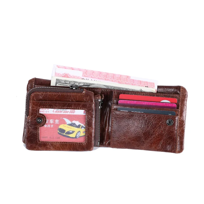 SYNARA Genuine Leather Mens famous Brand Wallets with Zipper Coin Pocket Designer Bifold Short Boy Purse | Багаж и сумки