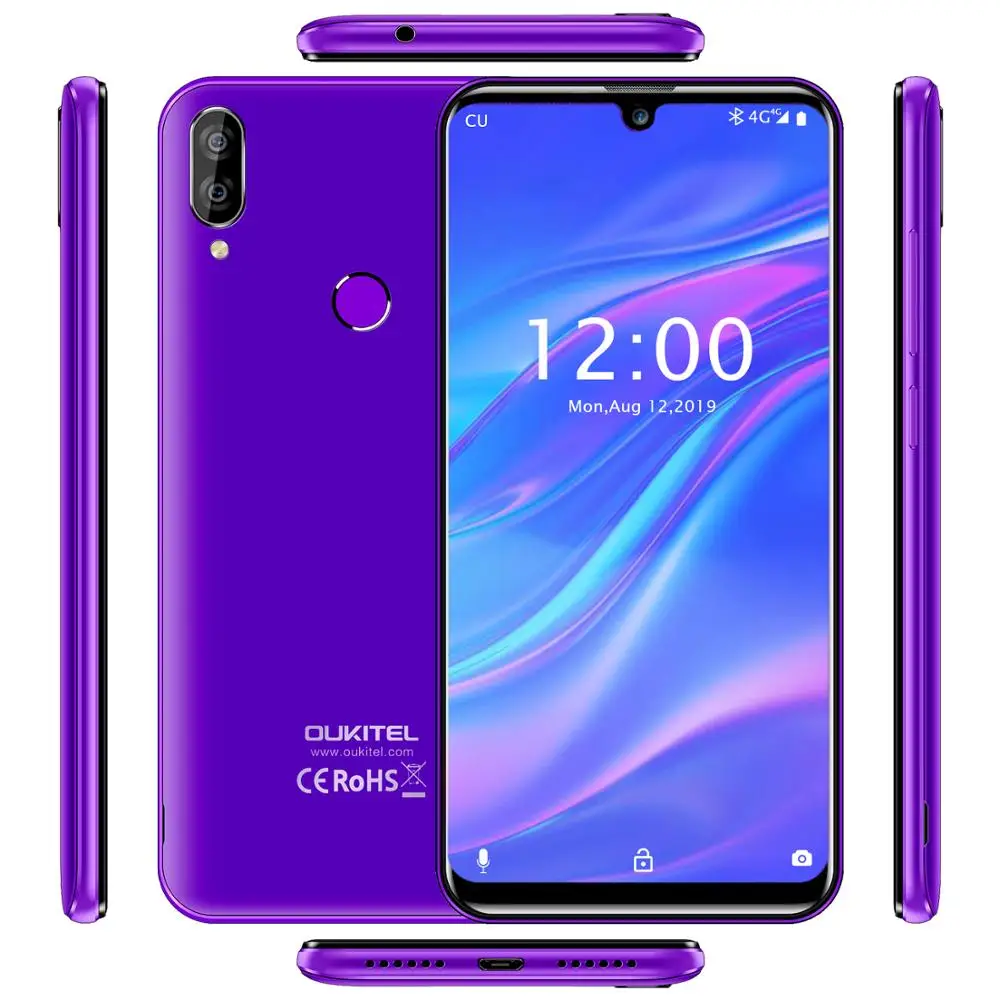 OUKITEL C16 PRO смартфон с 5 7 дюймовым дисплеем четырёхъядерным процессором MT6761P ОЗУ 3 ГБ