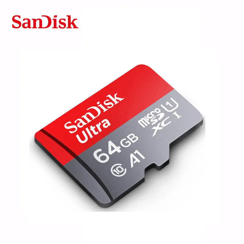 Карта памяти MicroSD SanDisk Ultra 128 ГБ 64 16 200 32 класс 10 МБ/с. UHS-I microSDXC SDHC 100% оригинал