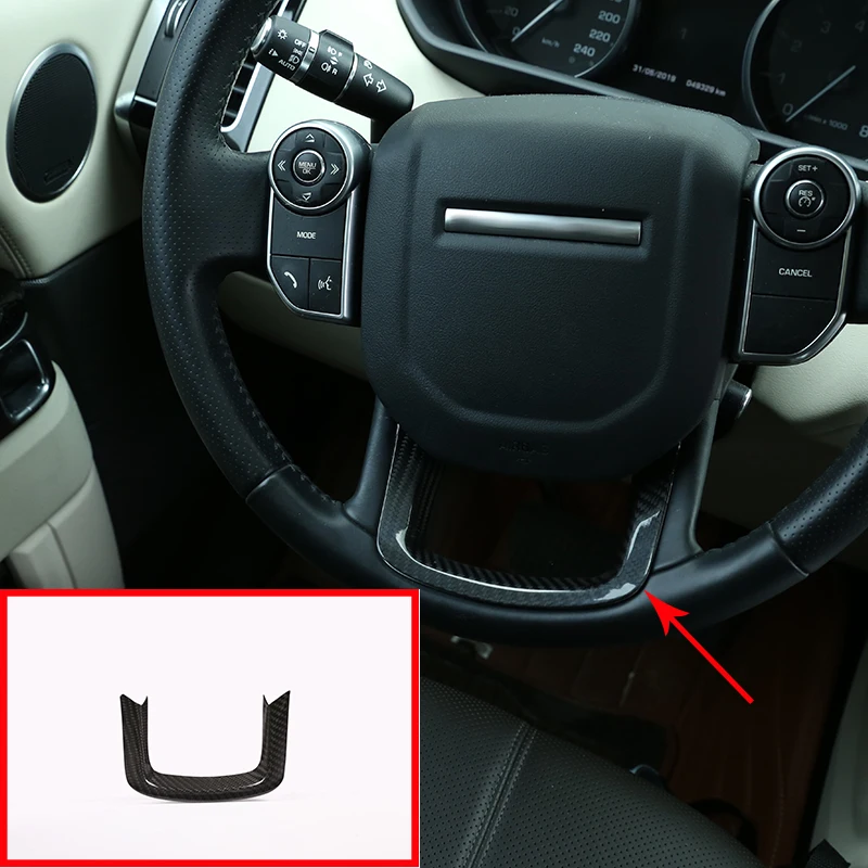 Отделка на руль автомобиля для Range Rover Sport 2014 2017 Аксессуары автомобилей Velar из