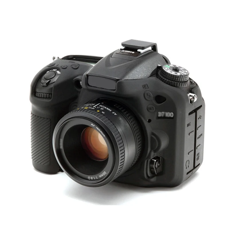 Мягкий силиконовый резиновый чехол для камеры защитный Nikon D7500 D7200 D7100 D850 D5500 D5600 D750