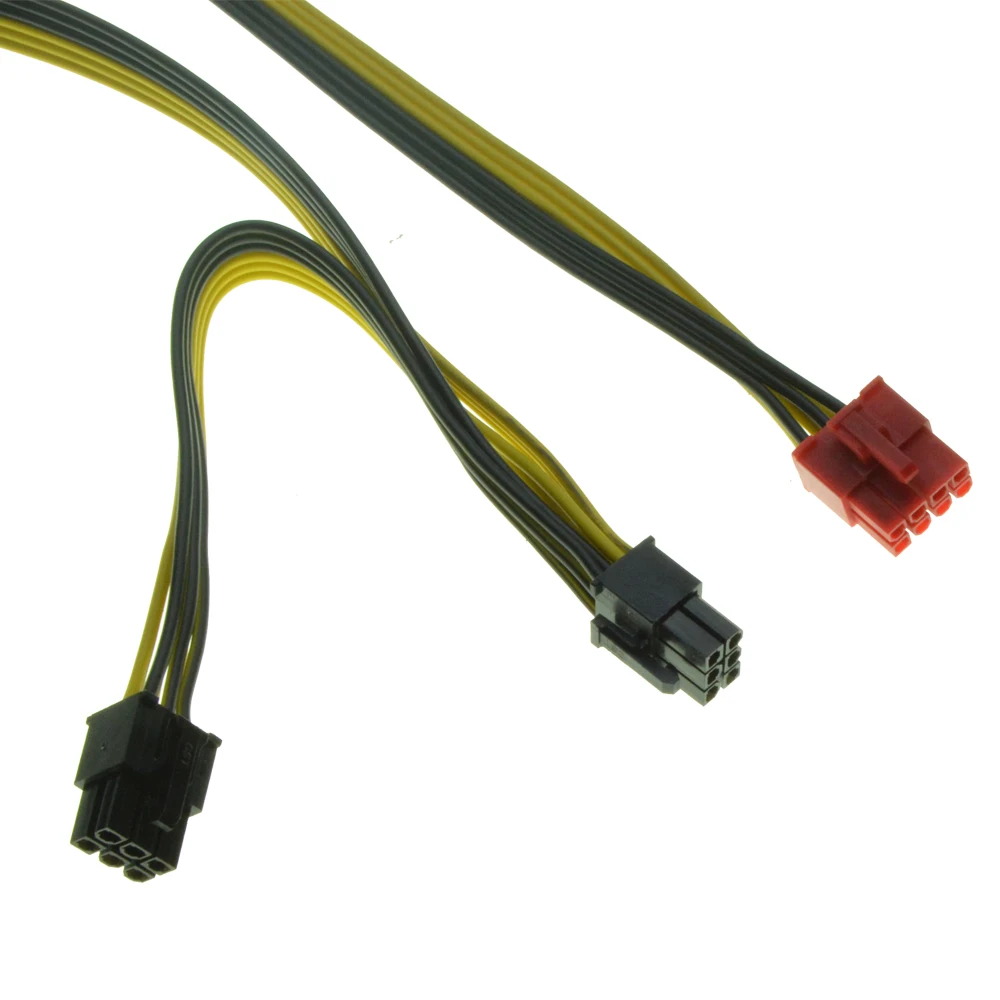 PCIe GPU 8Pin папа 2 порта s 6Pin кабель питания ATX 12V PCI E видеокарта порт мультипликатор