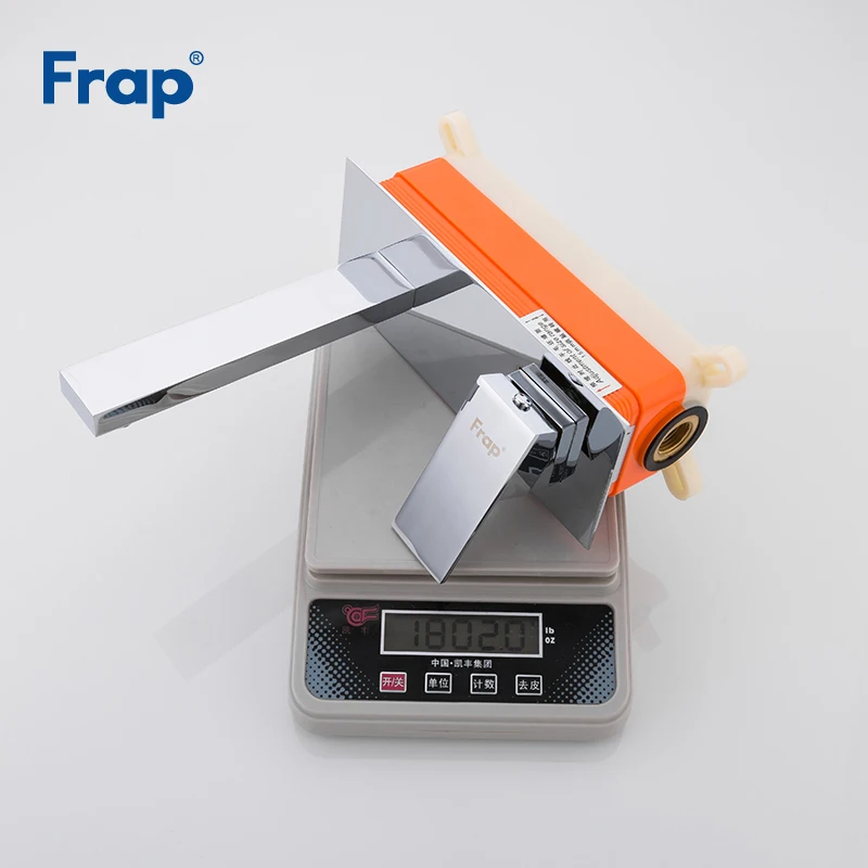 Хромированный смеситель для ванной Frap настенный кран раковины холодной и