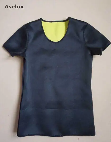 Aselnn Горячая продажа неопреновое утягивающее белье стройняющая футболка для