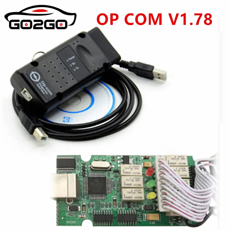 Горячая OPCOM 1,65 1,70 V1.78 1,95 1,99 для Opel диагностический сканер OP COM V1.59 CANBUS OP-COM OBD2 супер сканер - Цвет: OP COM V1.78