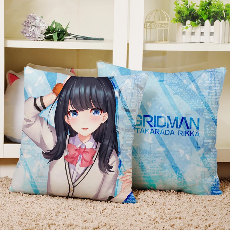 Новая японская аниме мультфильм SSSS.GRIDMAN маленькая двухсторонняя подушка