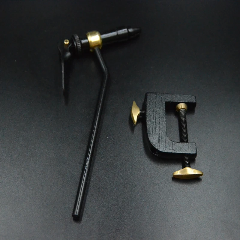 CONTEMPLATOR 1set fly tying classic handy Vise tool safety holding hook fishing brass C-clamp tying vise with steel hardened jaw