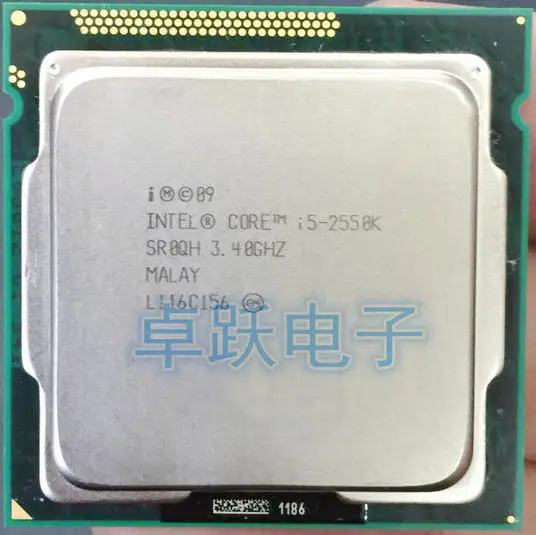 Оригинальный процессор lntel I5 2550K четырёхъядерный (3 4 ггц L3 = 6 м 95 вт) сокет LGA 1155 для