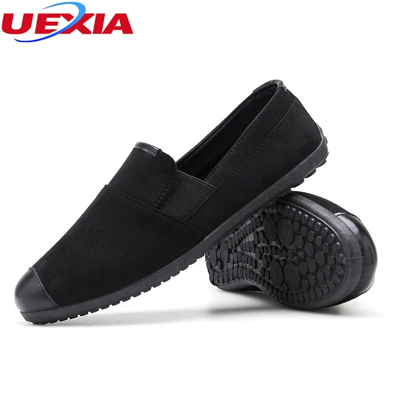 Uexia обувь Для мужчин Повседневное замши Мужская вождения Zapatillas Hombre модные