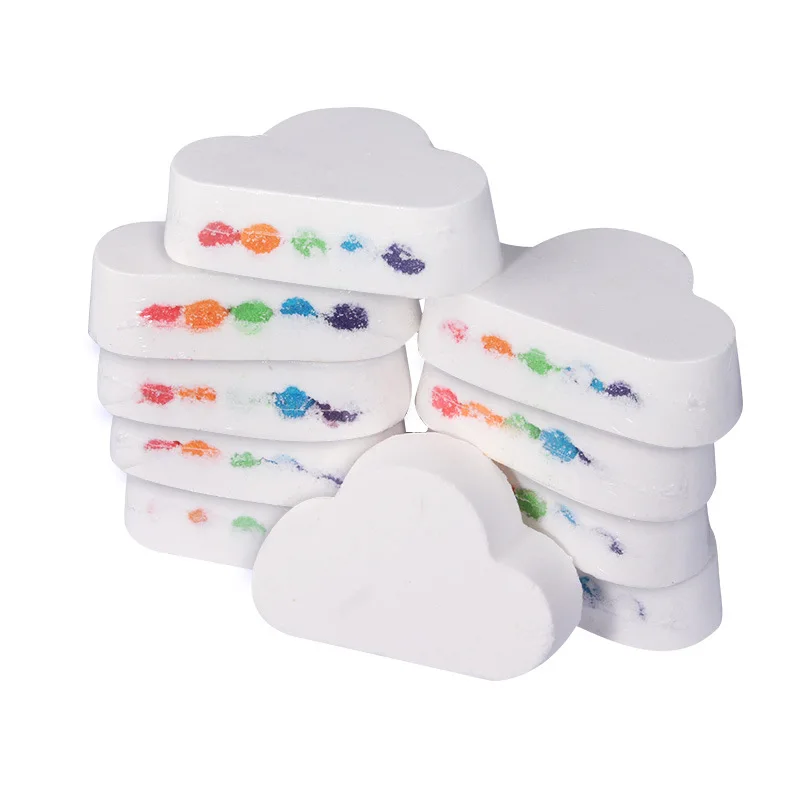 

New Product 180g Colourful Handmade Soap Essential Oil Moisturizing Soap Bath Salt Rainbow Soap Bath Bomb Bubble Bath