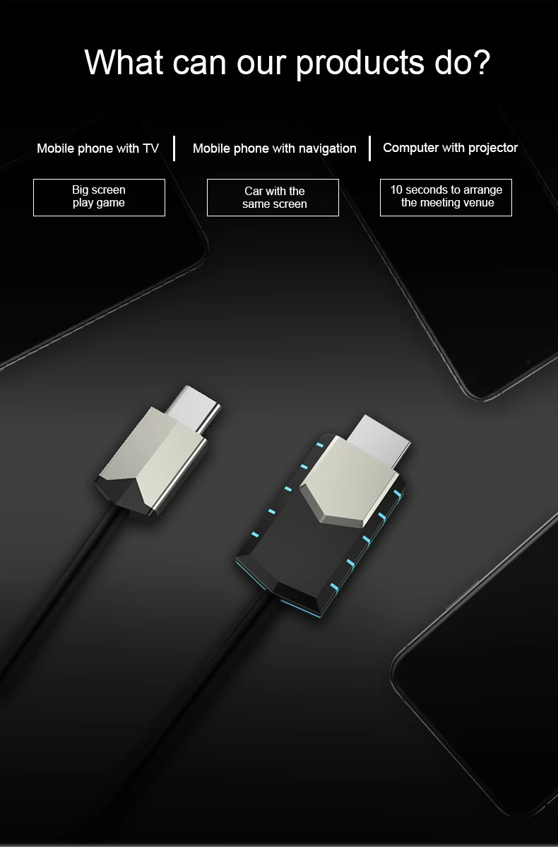 1080P 4K USB C к HDMI Кабель-адаптер Тип C папа к HDMI папа адаптер конвертер для samsung S9 S8 huawei mate 10 P20 MacBook Pro