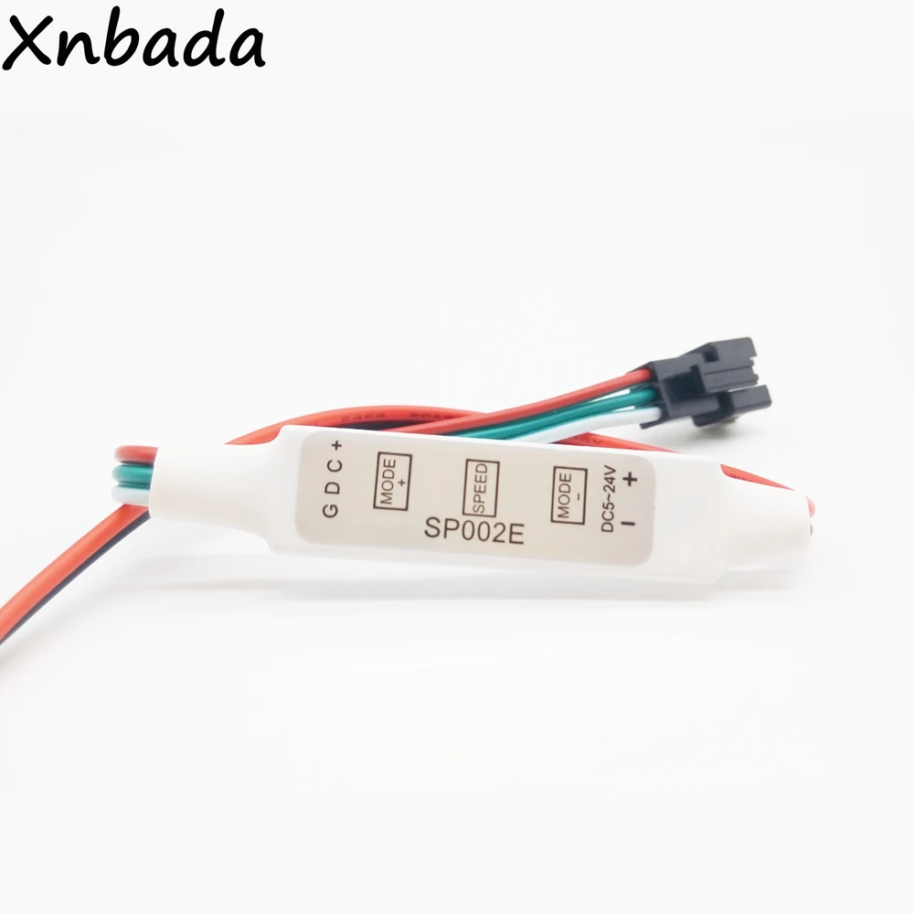 Мини контроллер светодиодов RGB SP002E с 3 клавишами для фотографий цвет мечты WS2811