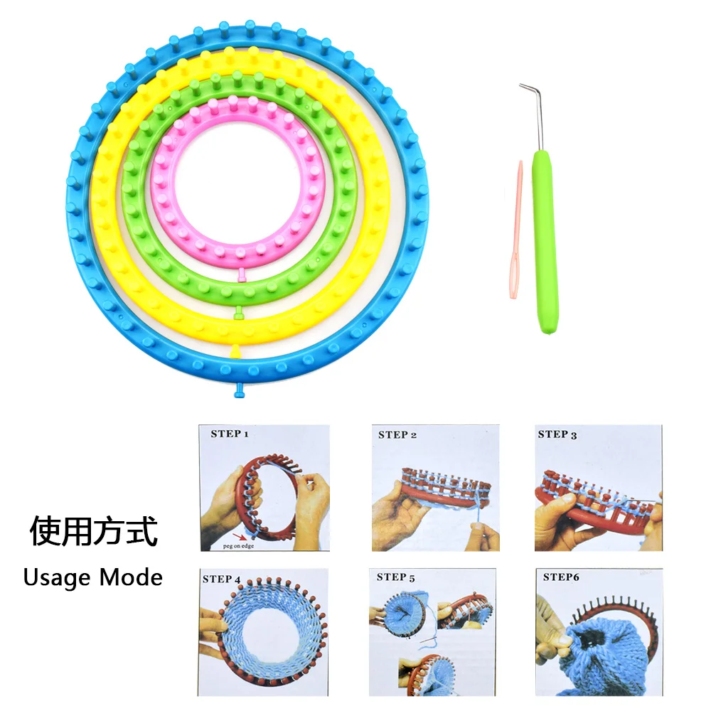 KOKNIT Afghan Knitting Loom Craft Kit Tool with Hook Needle for Blanket and Scarf Authentic Board|Швейные инструменты и