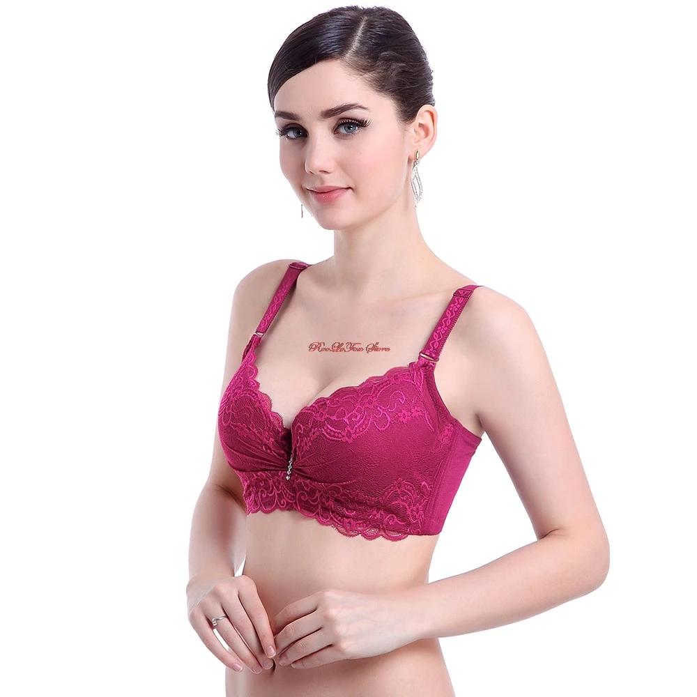 Новинка 2019 года плюс размеры ультратонкий бюстгальтер кружево Bralette для женщин Push